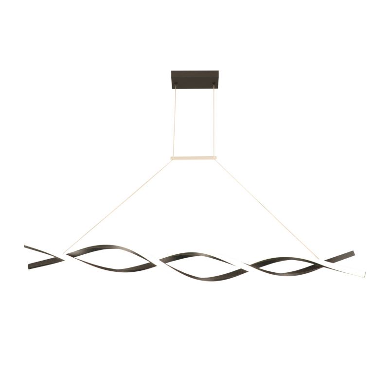 Żyrandol LED XUDO 37W 120cm Biały neutralny 4000K Czarny 1 szt.