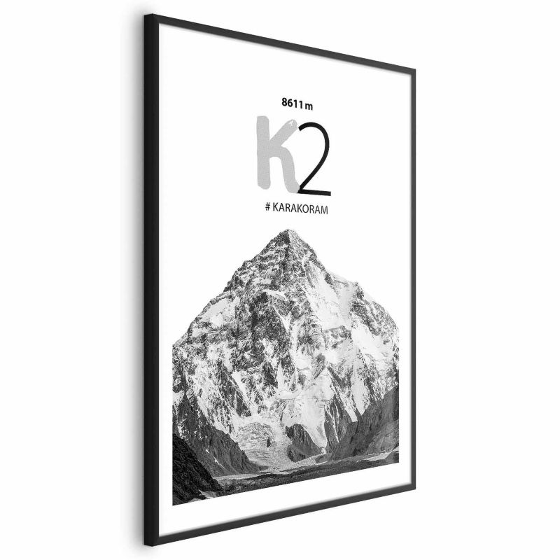 Plakat Artgeist K2 60x90 cm z ramą czarną 1 szt