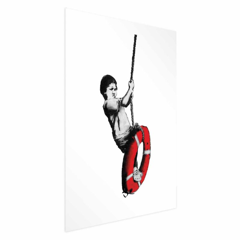 Plakat Artgeist Banksy: Chłopiec 29,7x42 cm bez ramy 1 szt