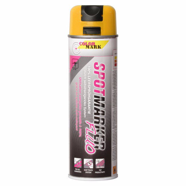 Spray Dupli Color Spotmark 360°C neon żółty 0,5 l