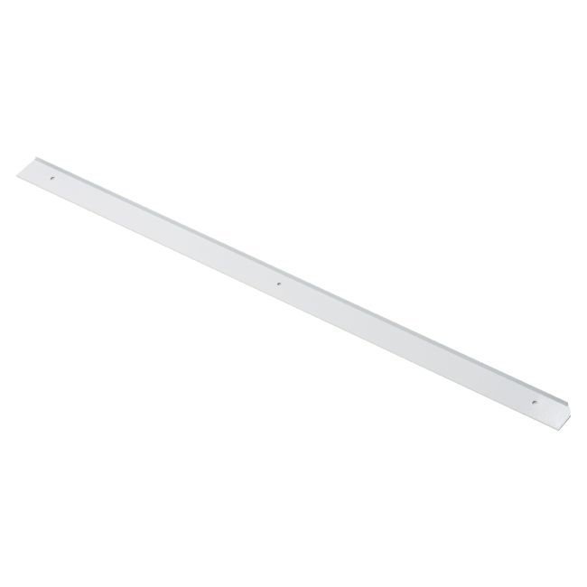 Listwa boczna do blatów Cezar aluminiowa prawa biała 28 x 600 mm