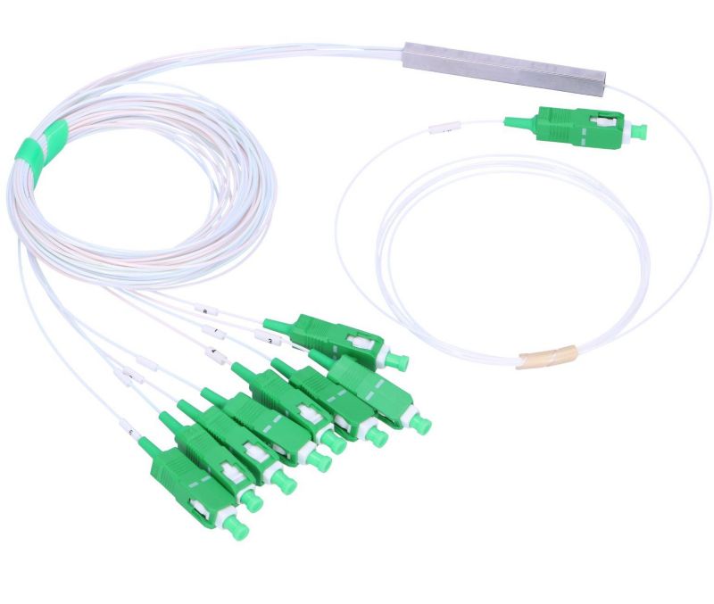 Splitter Extralink 1:8 PLC SC/APC 900um, 1m 1szt