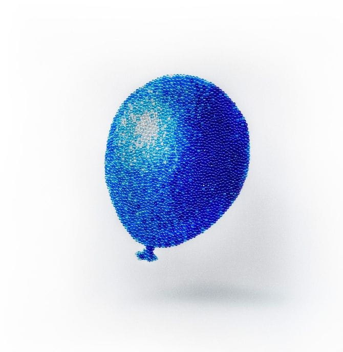zestaw do haftu koralikami "BALLOON" 55009