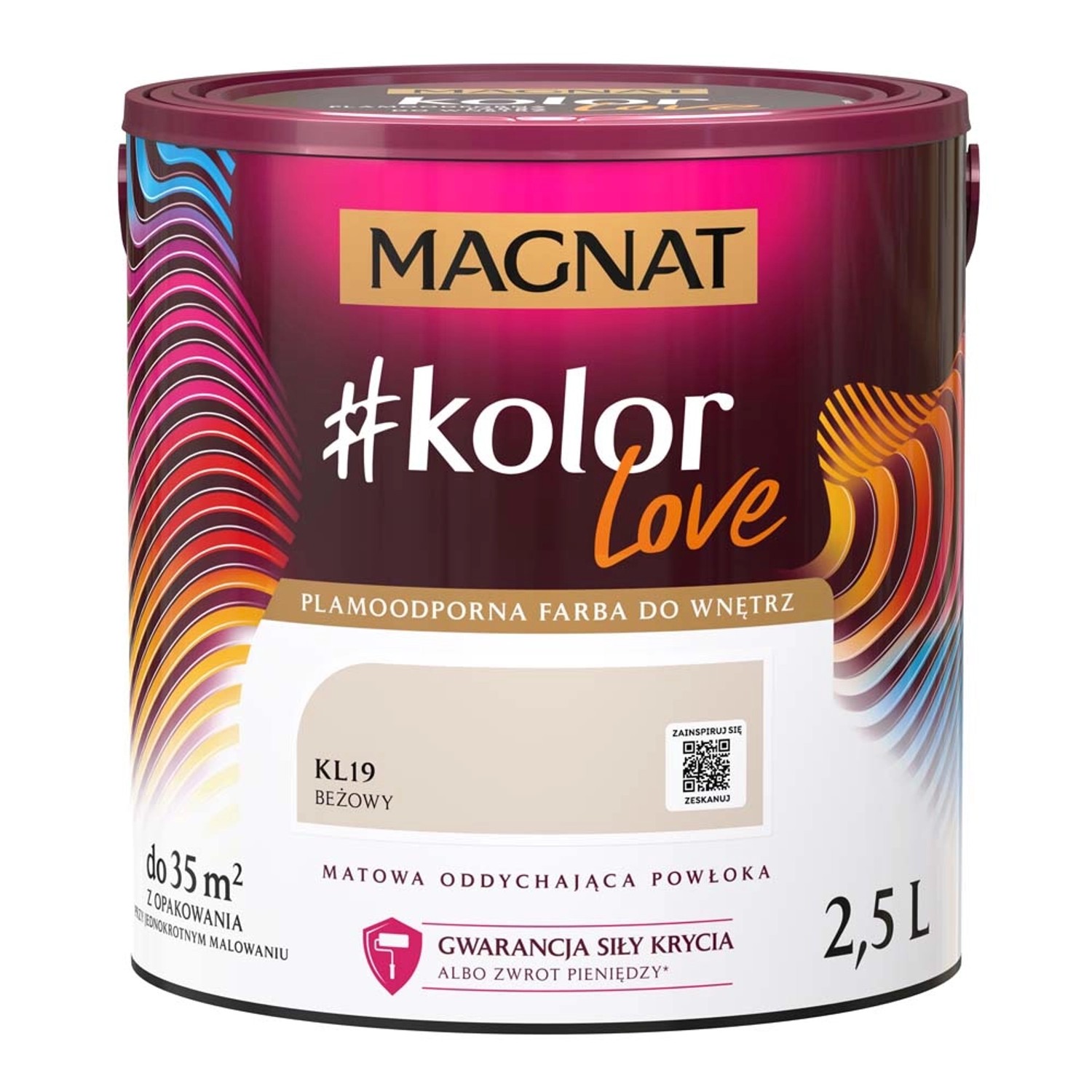 Farba Magnat KolorLove beżowy 2,5 l