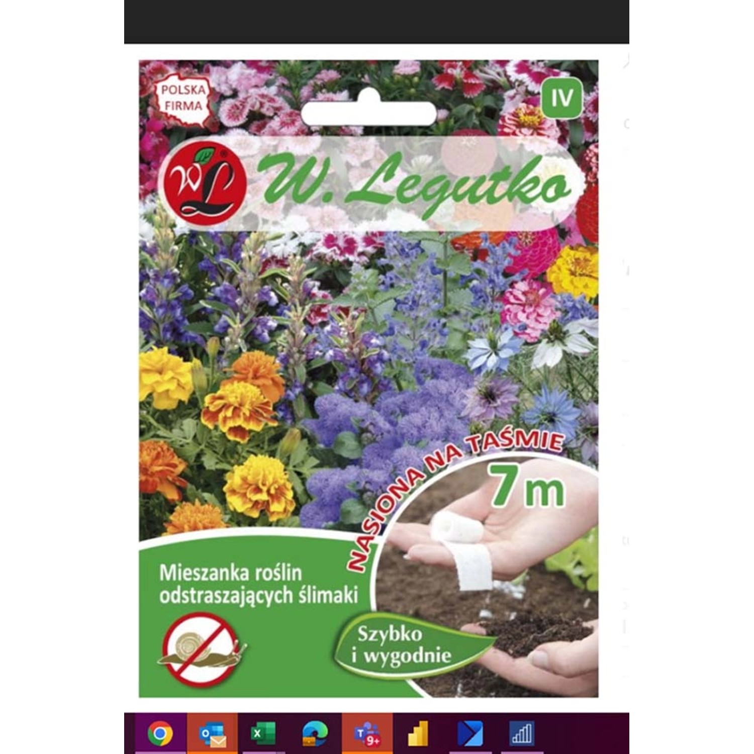 Taśma mieszanka na ślimaki - 7 m