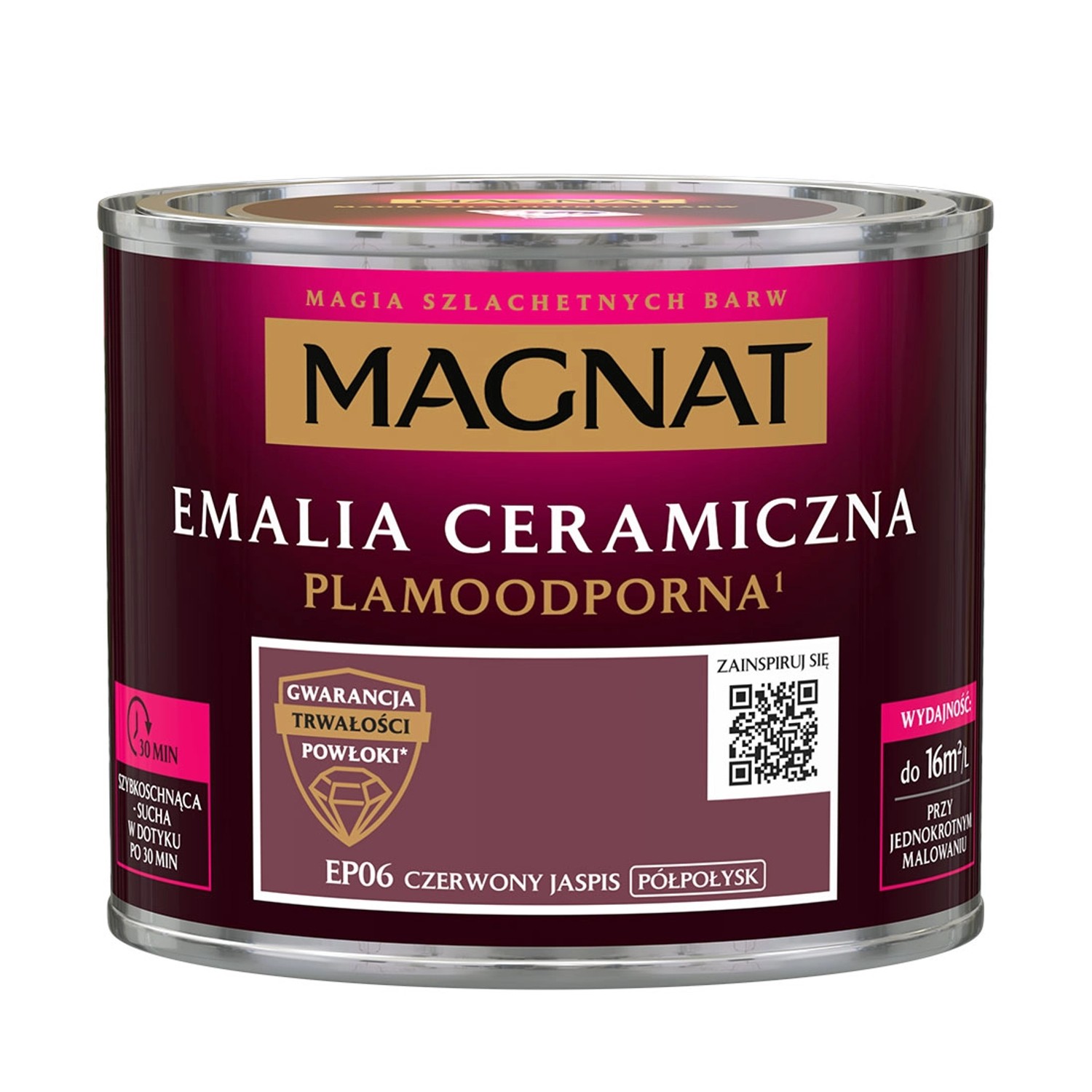 Magnat Emalia Ceramiczna czerwony jaspis półpołysk 0,5L