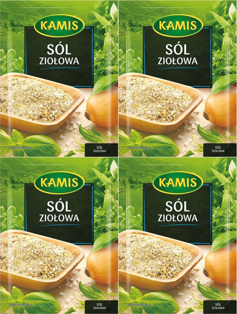 4x Sól ziołowa Kamis, 35g