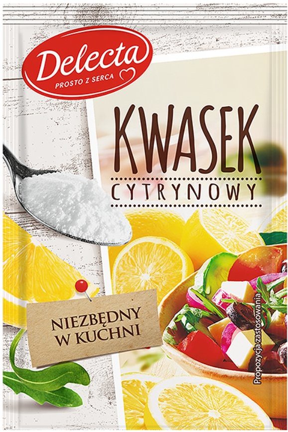 Kwasek cytrynowy Delecta, 20g