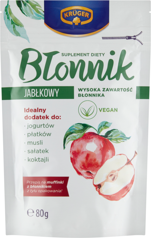 Błonnik jabłkowy Krüger, suplement diety, 80g