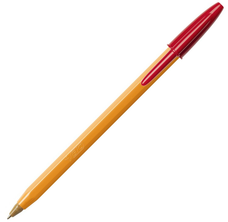 Długopis Bic Orange Original Fine, 0.8mm czerwony