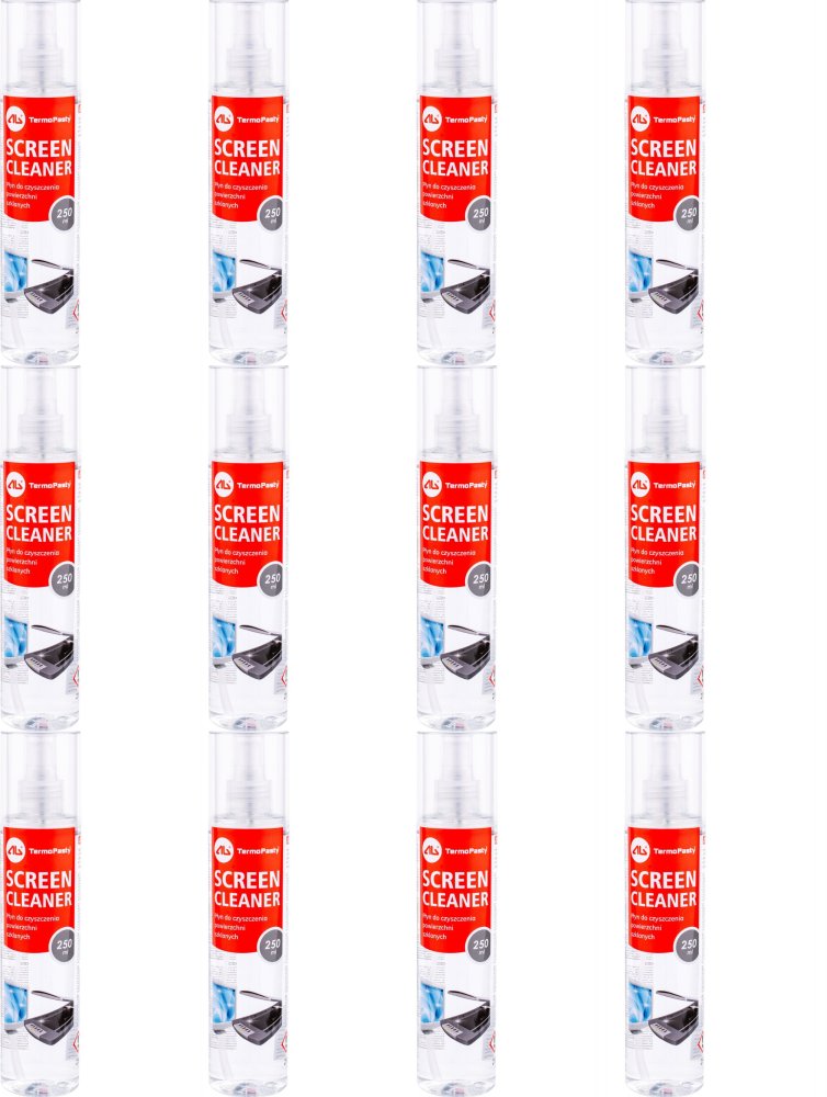 12x Płyn do powierzchni szklanych Ar Termopasty Glass Cleaner, 250 ml