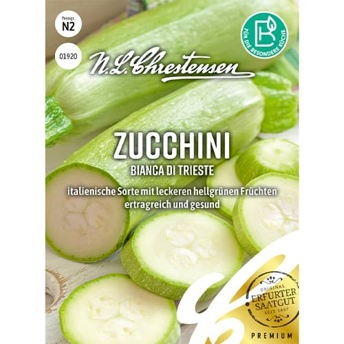 1 szt, Zucchini Bianca di Trieste - Samen: Ilość w opakowaniu: 1 Stück