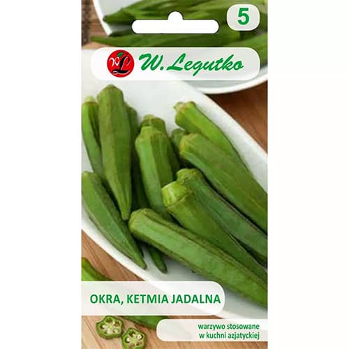 1 szt, Okra Clemson Spineless - Samen: Ilość w opakowaniu: 1 g