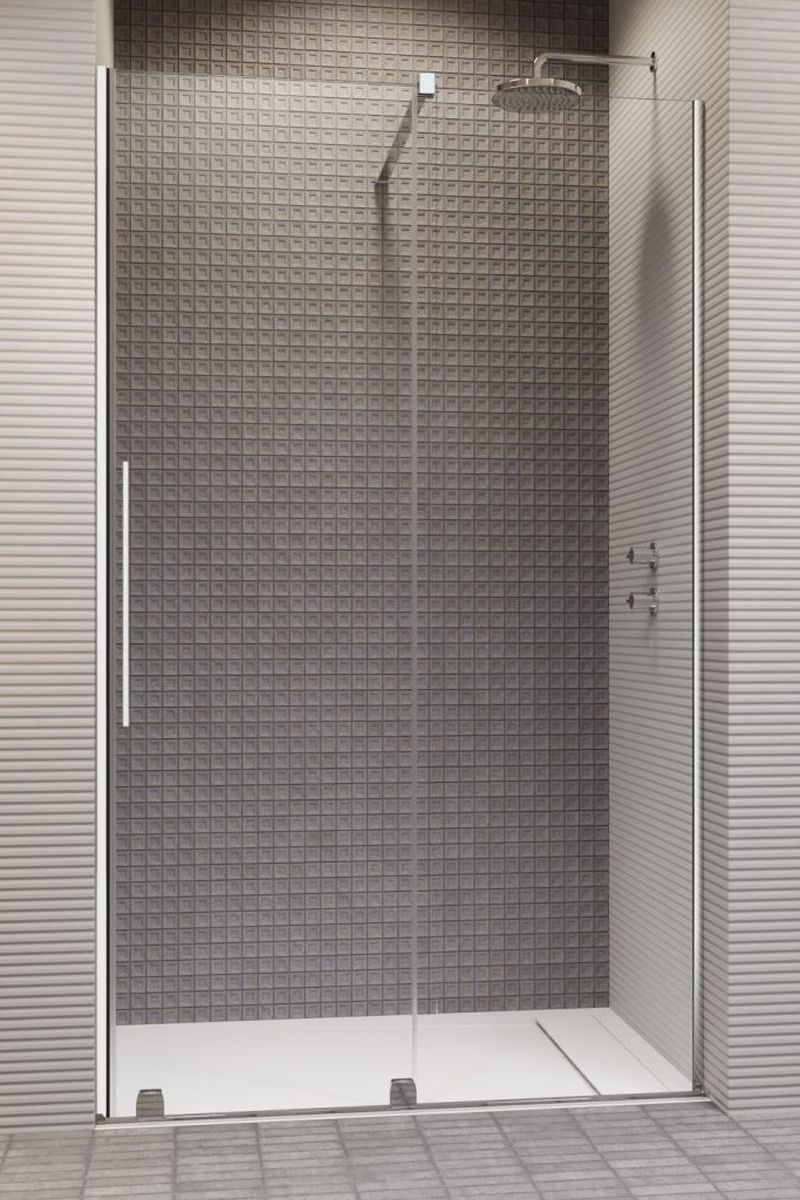 Radaway Furo DWJ drzwi prysznicowe 120 cm prawe chrom/szkło przezroczyste 10107622-01-01R/10110580-01-01