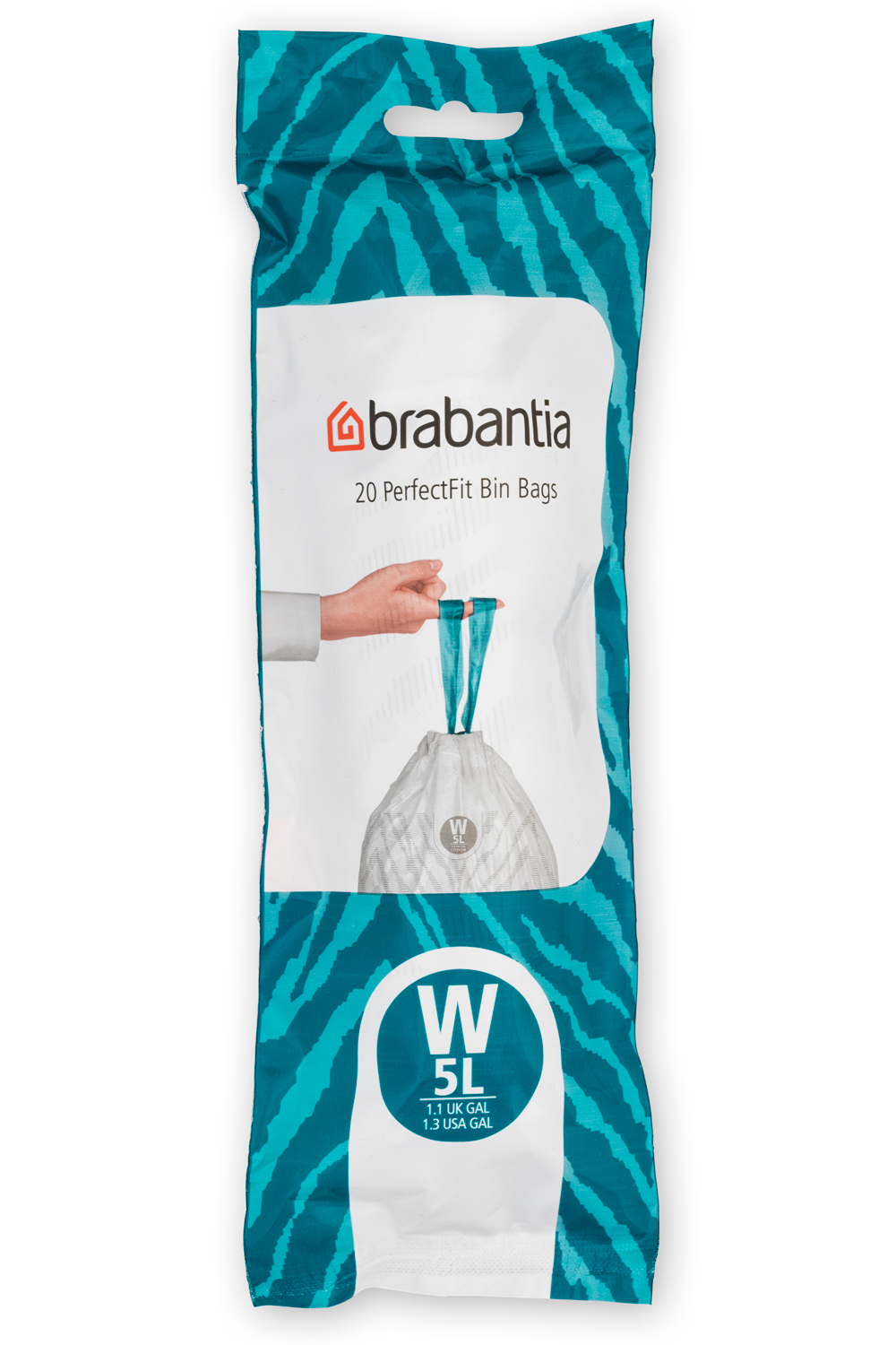 Brabantia PerfectFit worki na śmieci 5 l (20 szt) biały 116681