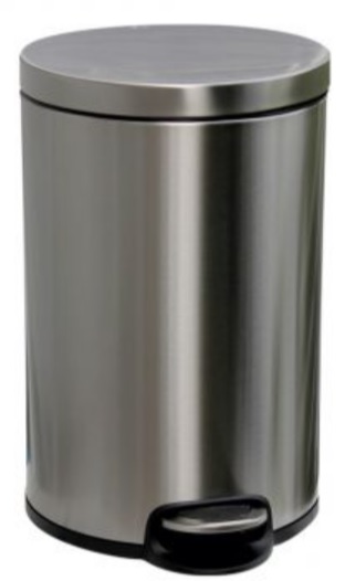 Merida Silent Serene kosz na śmieci 12 l pedałowy stal mat KIM414 - Wysyłka w 24h
