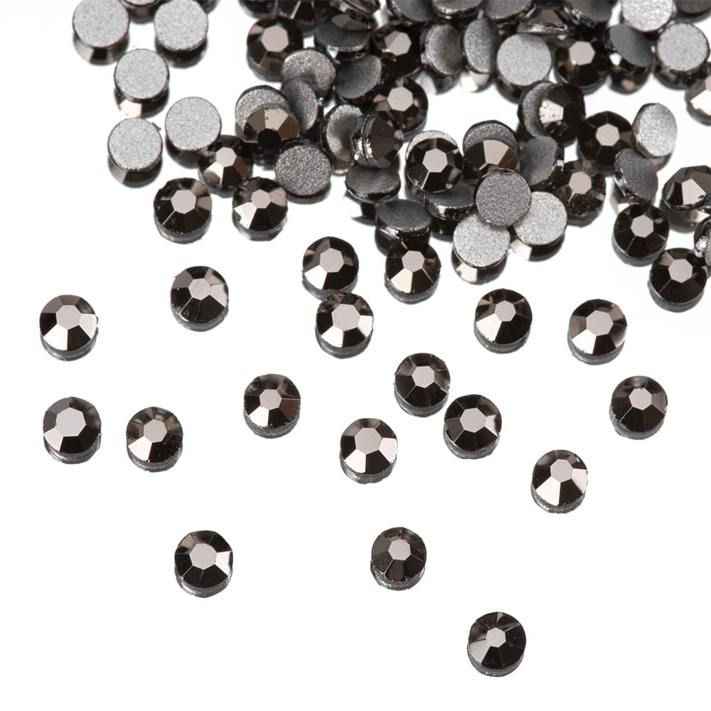 Cyrkonie do paznokci szklane SS5 Jet Hematite ok.50 szt