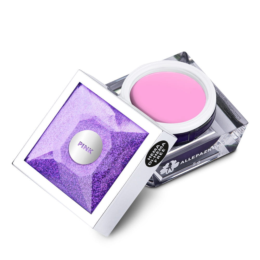 Żel do zdobień Artistic Gel paint gel ombre ornamenty Allepaznokcie Art Pink Różowy HEMA /Di-HEMA Free 5 g Nr 7