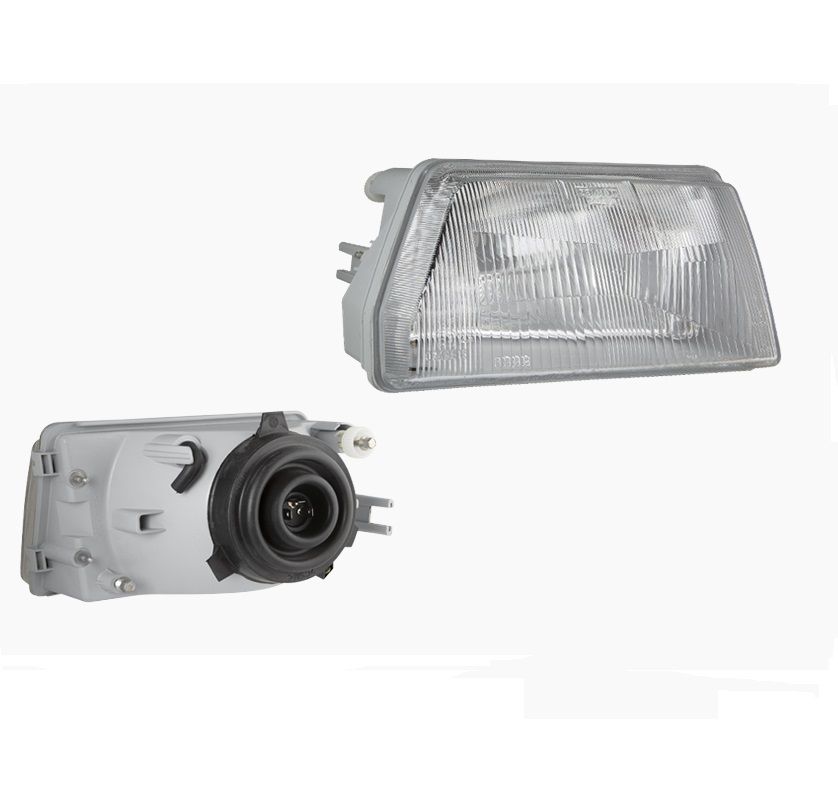 Reflektor przedni Fiat Cinquecento lewy z korektorem ręcznym 0297.45421 Wesem