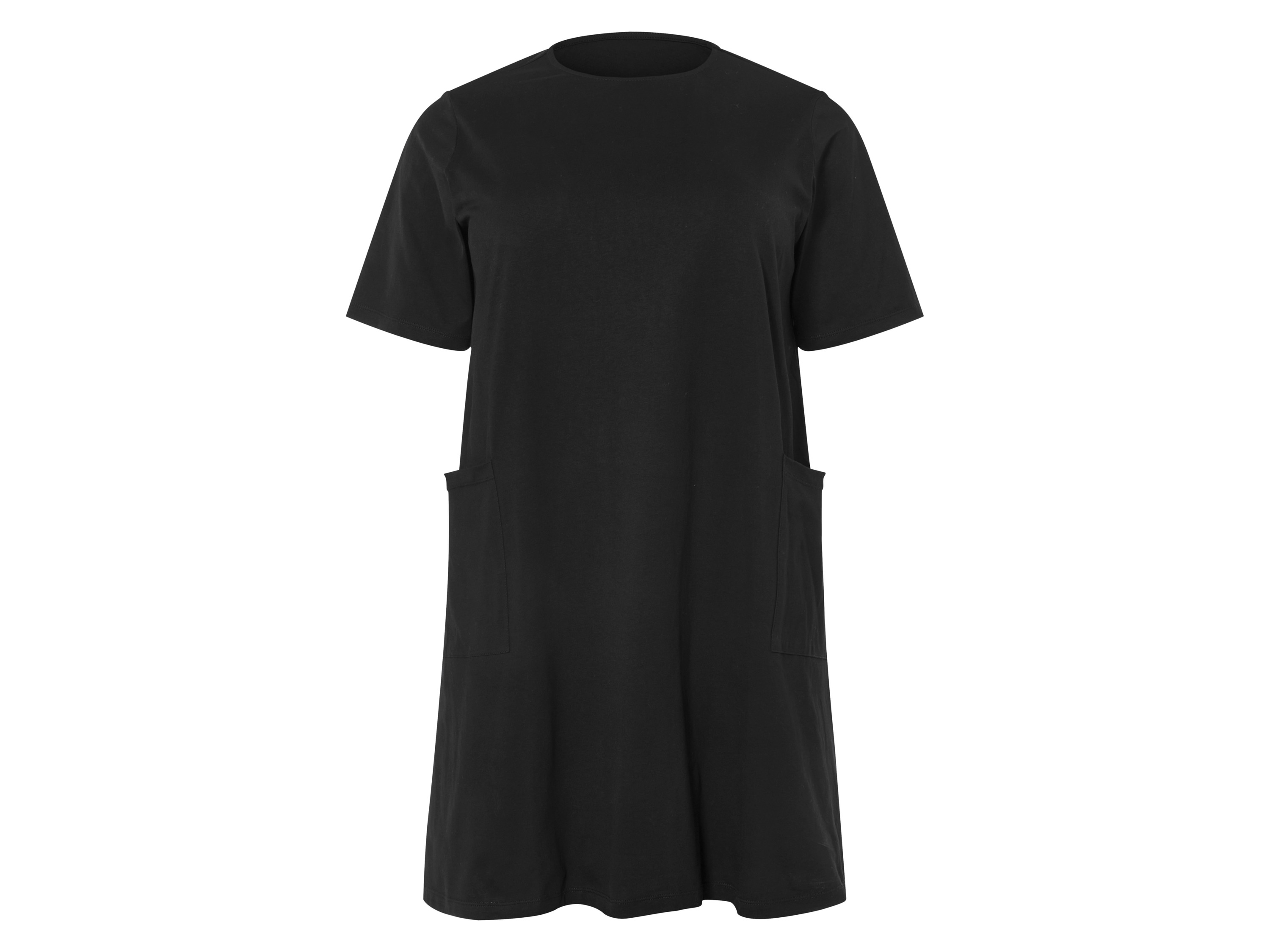 esmara Sukienka damska z bawełną i modalem Czarny, 3Xl56/58
