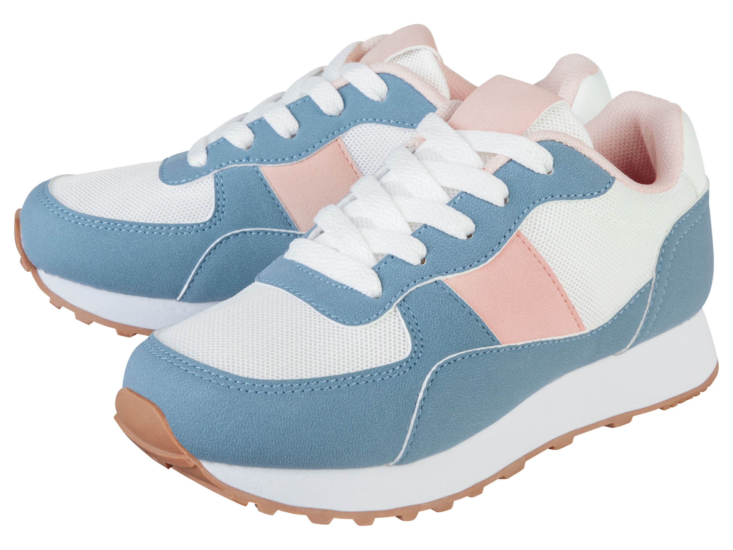 Buty sneakersy dziecięce Biały/ niebieski, 35