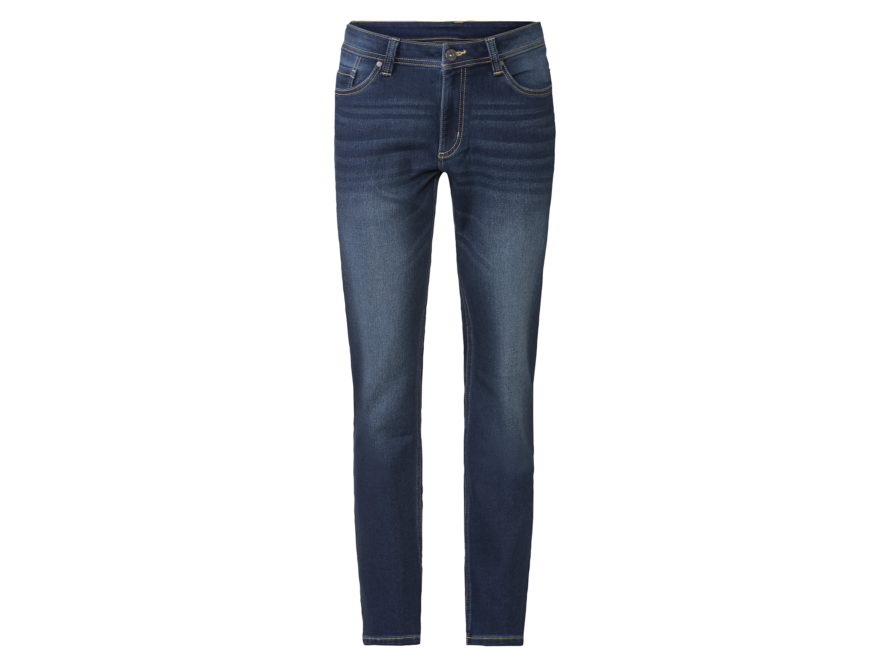 Livergy Joggery męskie z bawełną, Slim Fit 54, Ciemnoniebieski