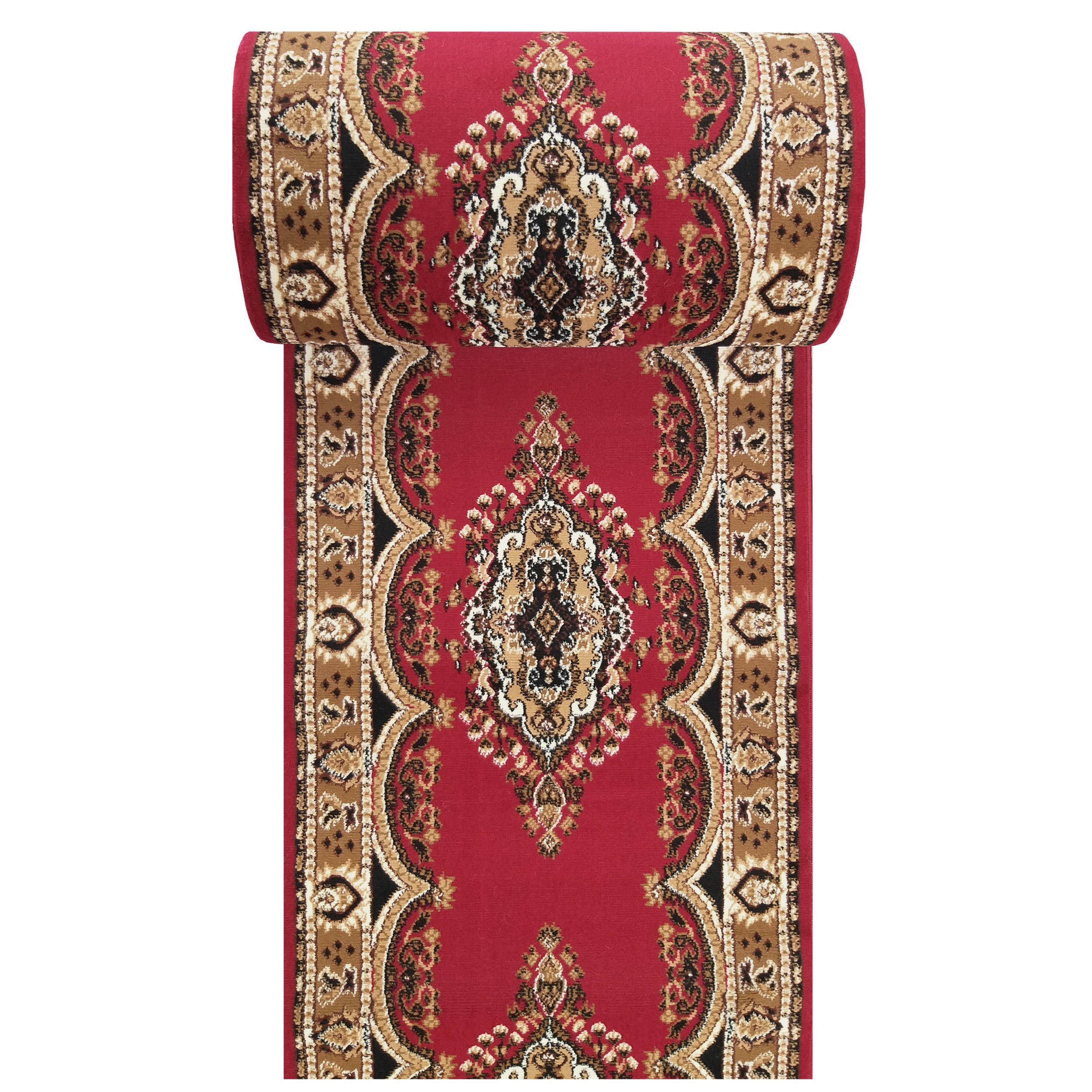 Chodniki na metry BCF Alfa 06 czerwony 120 cm