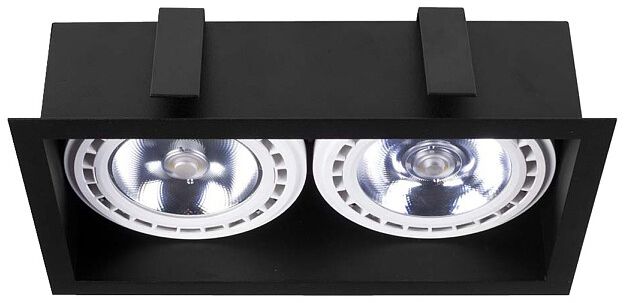 Darmowa Dostawa - Lampa do zabudowy 2x15 W czarna Nowodvorski Lighting Mod 9416