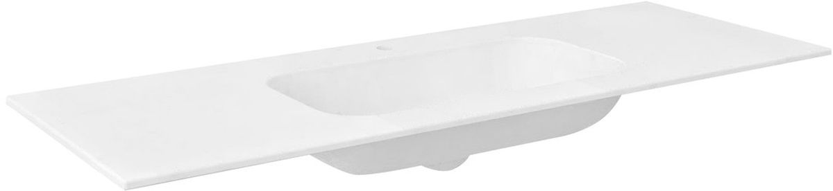 Darmowa Dostawa - Umywalka 140x51.5 cm prostokątna meblowa biała Sapho Aruba AR140B1M