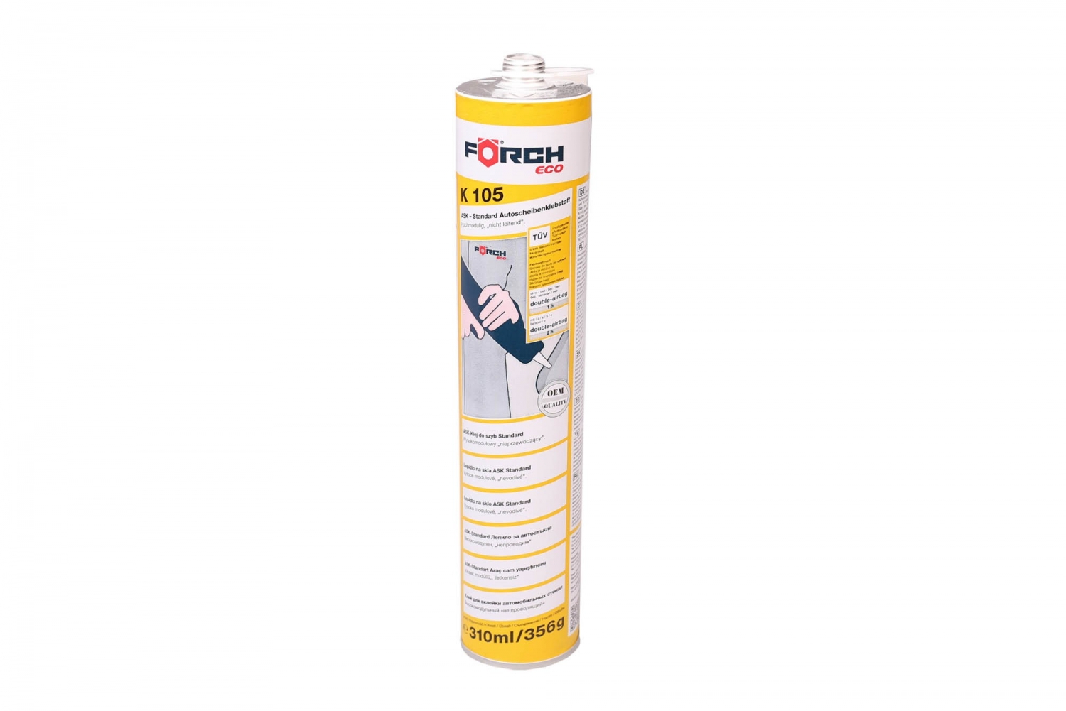 FORCH MASA USZCZELNIAJĄCA CZARNA K126 310ML - Petrostar