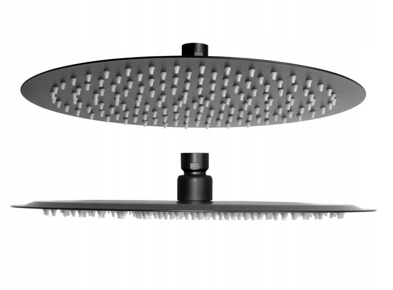 Deszczownica prysznicowa Estiva SLIM ROUND BLACK 30 cm kwadratowa czarna 1 szt.