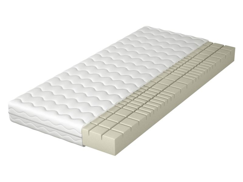 Dwustronny materac MIRJAN 24 piankowy Nemezis 15 cm biały 70x200 cm 1 szt.