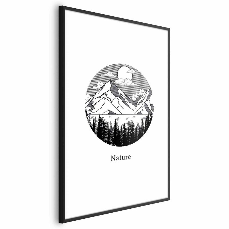 Plakat Artgeist Zaginiona kraina 21x30 cm z ramą czarną 1 szt