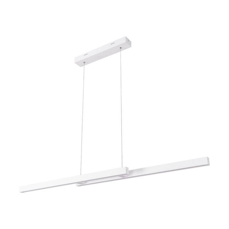 Drewniana Lampa Wisząca SPOT Light 2xLED 22.5W Drewno Bukowe Białe FSC, Ściemniacz Dotykowy, 1 szt.