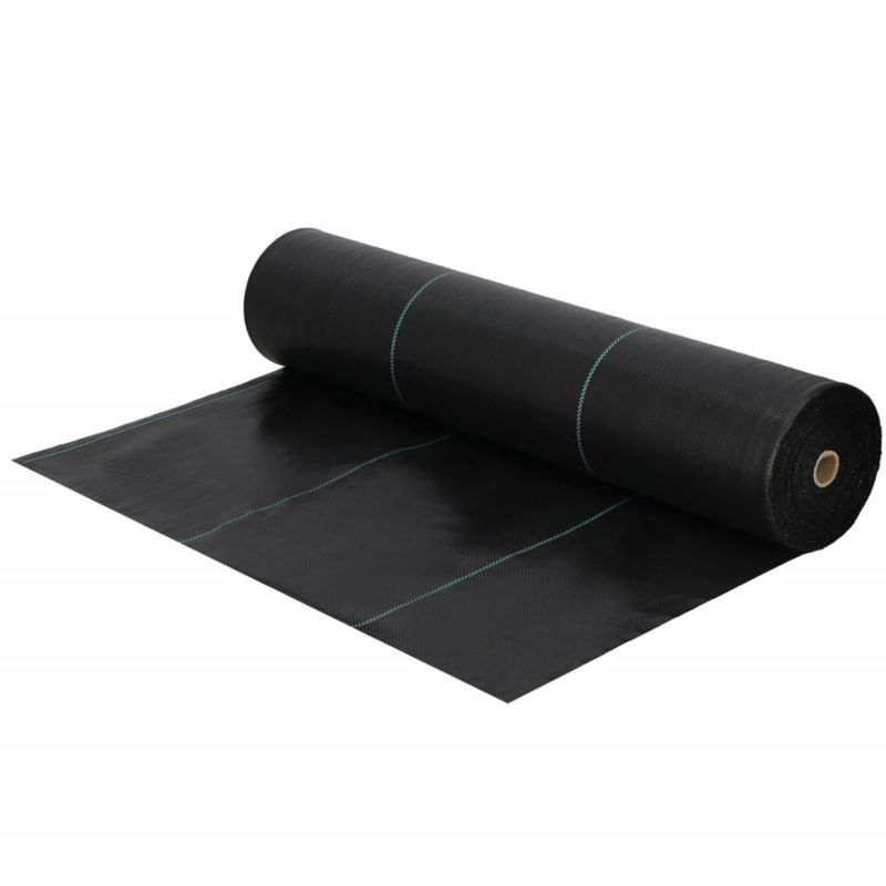 Agrowłóknina mata antychwastowa Springos 1,6m x 50m agrotkanina czarna 135 g/m2 1 szt.