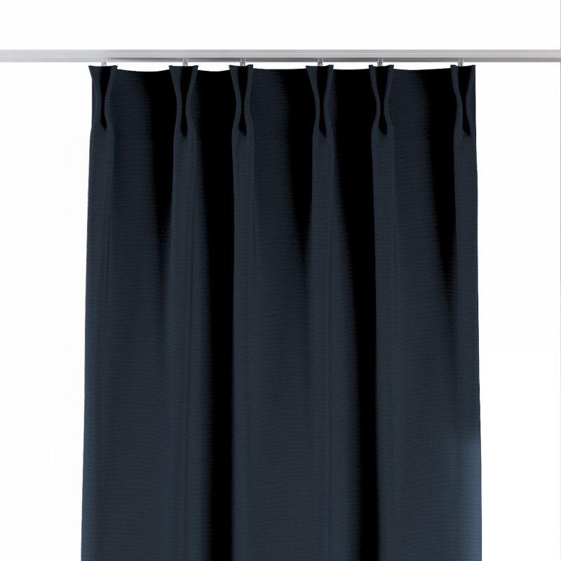 Zasłona na haczykach flex podwójnych 140 x 260 cm Dekoria granatowy 1 szt.
