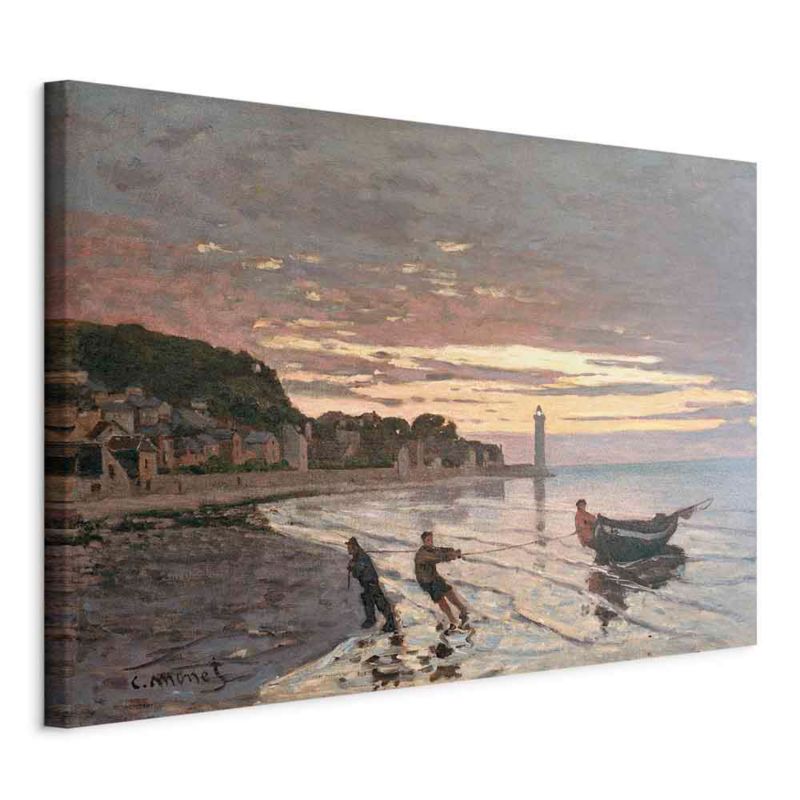 Obraz Artgeist Łódź w Honfleur 30 x 20 cm flizelina 1 szt