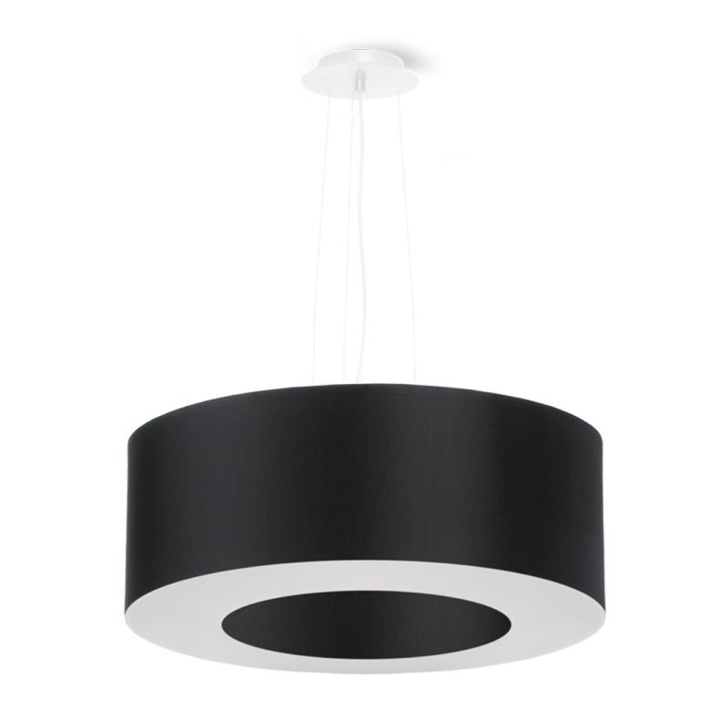 Żyrandol Sollux Lighting SATURNO 50 czarny 1 szt.