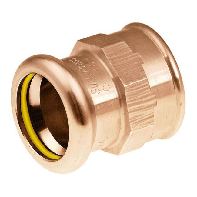 Złączka miedziana KAN-therm Press Gaz 22 mm x 3/4" gwint wewnętrzny