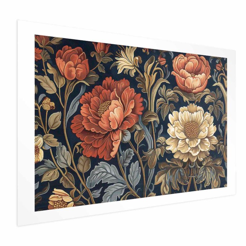 Plakat Artgeist Gobelinowe kwiaty 60x40 cm bez ramy 1 szt