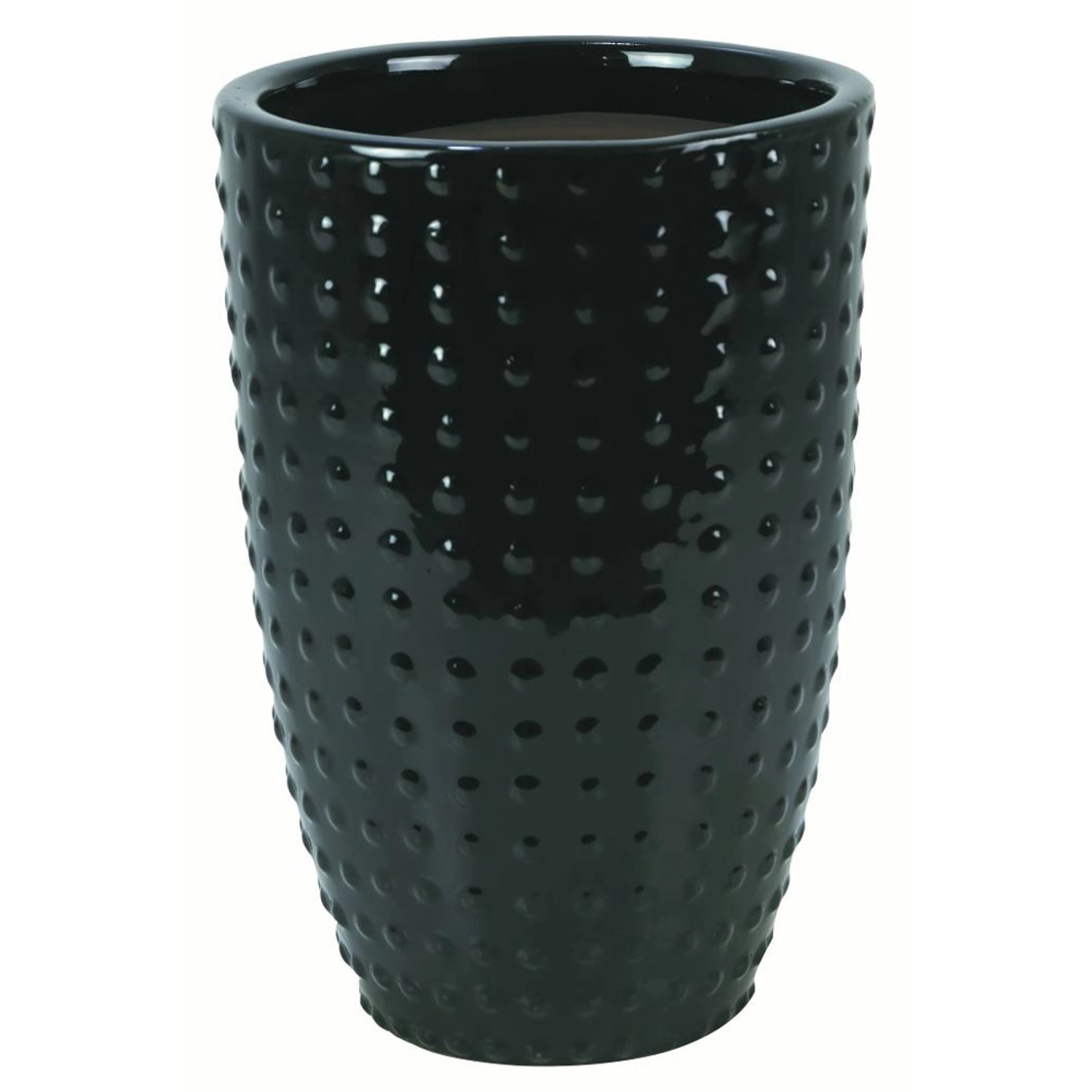 Donica MIRROR czarna - 24 z 34,5 cm