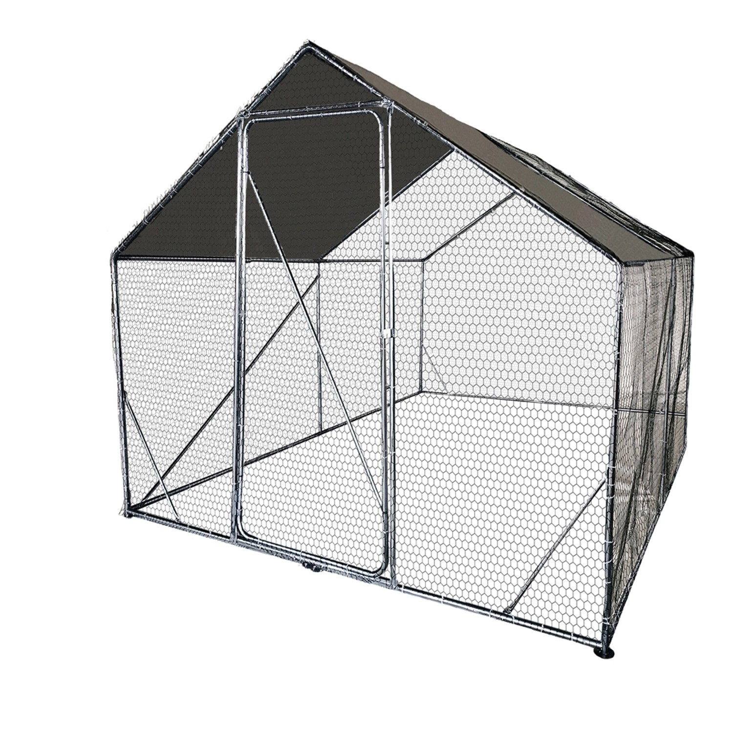 Klatka do hodowli drobiu 2 x 3 x 2,2 m
