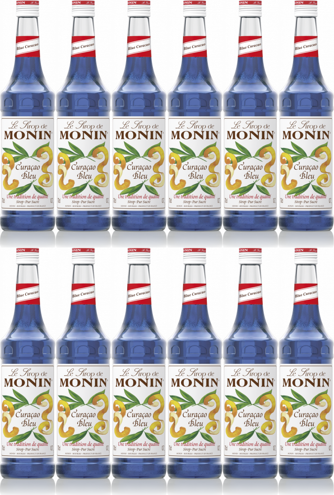 12x Syrop Monin, curacao blue, 700ml