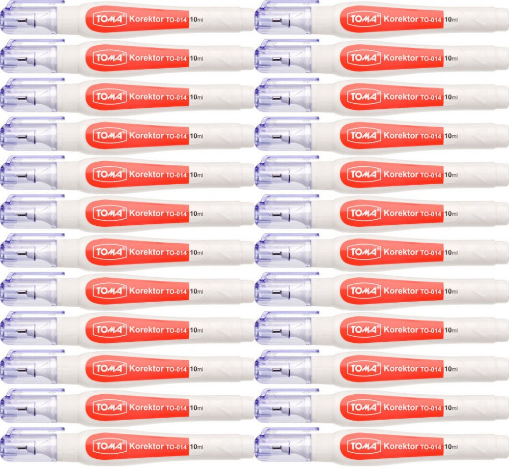 24x Korektor w piórze Toma TO-014, 10ml