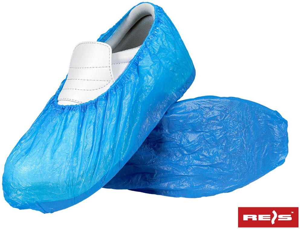 Ochraniacze na obuwie Reis, 100 sztuk, niebieski