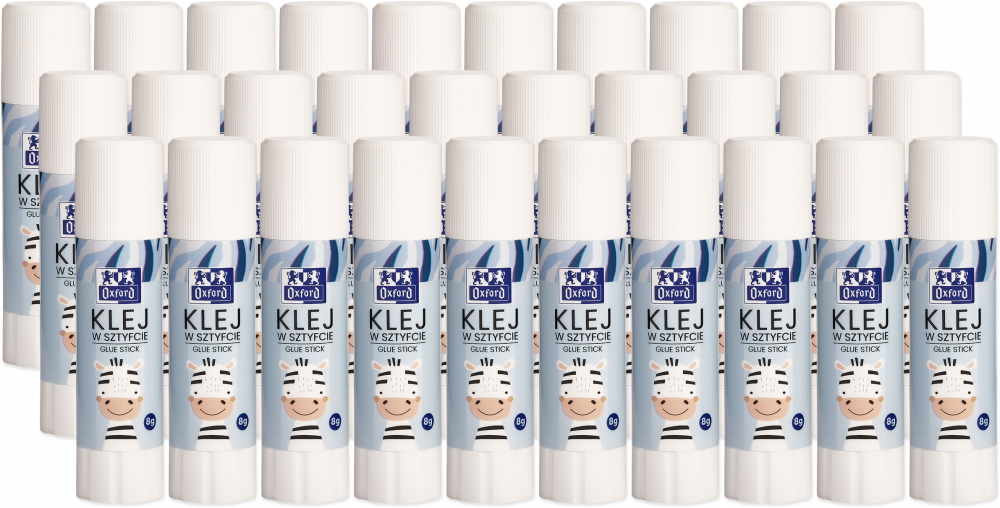 30x Klej w sztyfcie Oxford Kids, 8g