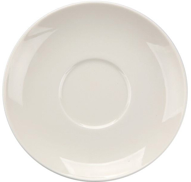 Talerz spodek Altom Design MariaPaula Nova Ecru, 15cm, porcelana, kremowy