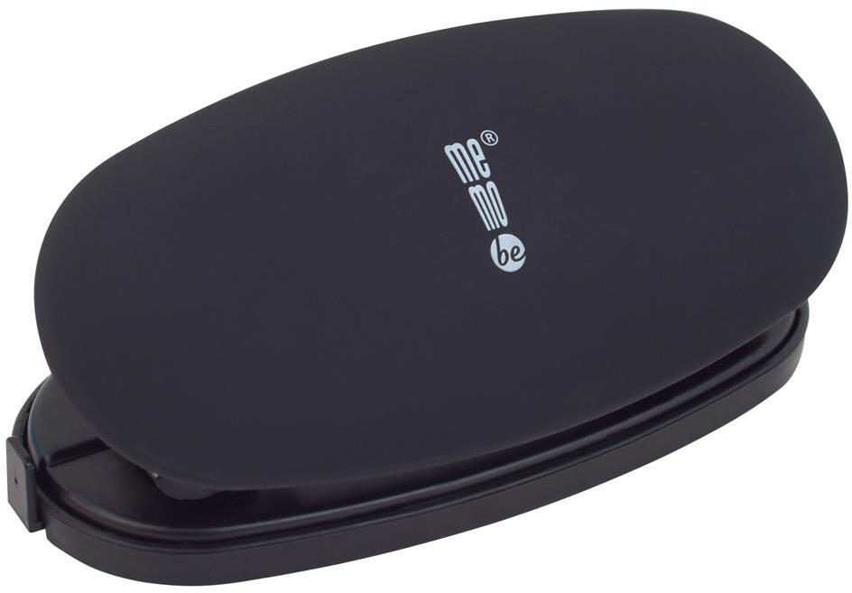 Dziurkacz MemoBe Soft-Touch, do 10 kartek, czarny