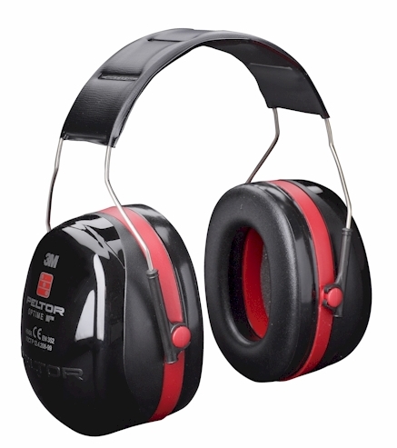 Nauszniki 3M Peltor Optime III 540A, 35dB, czerwony