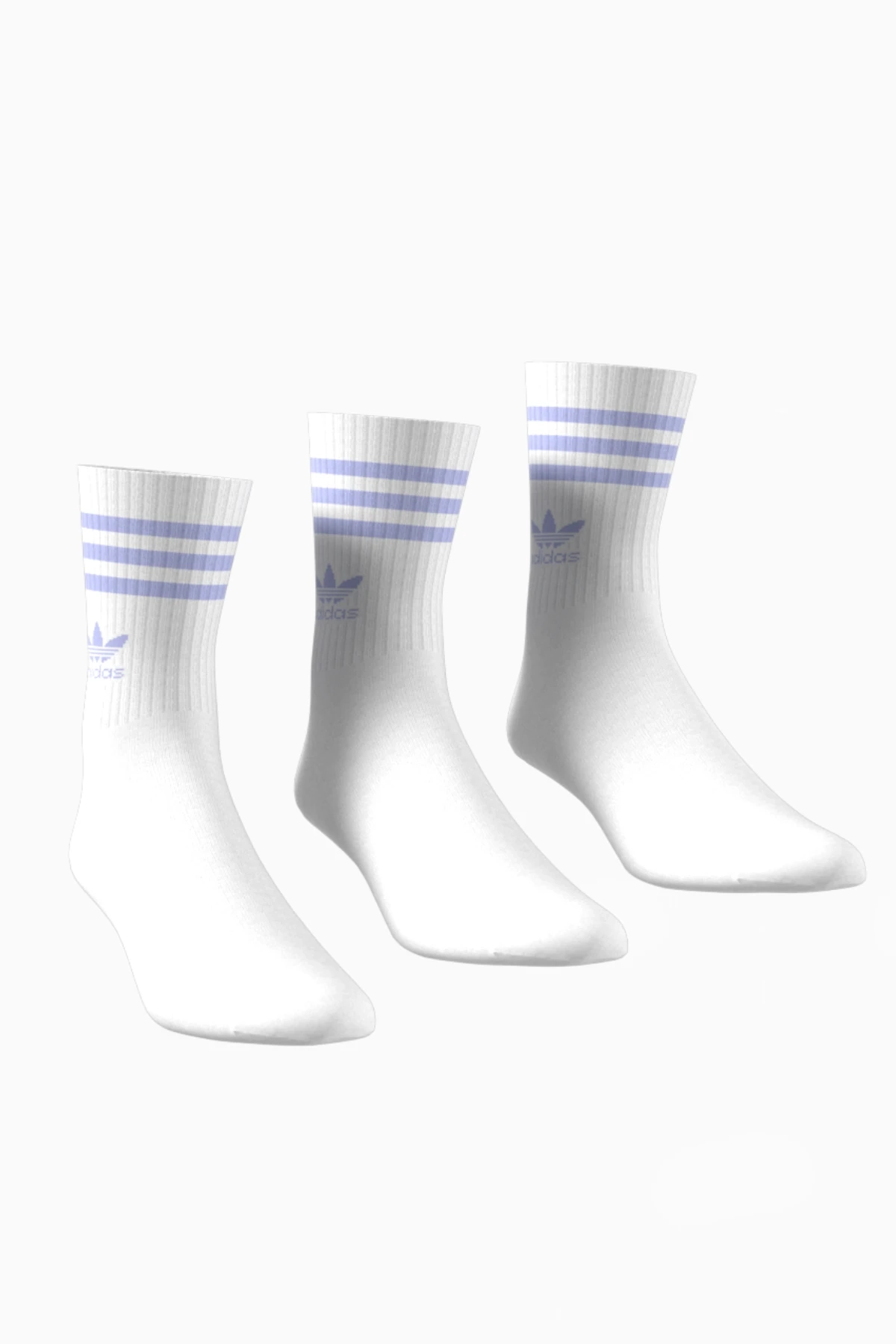 Skarpety adidas Mid Cut Crew 3 Pairs - Biały